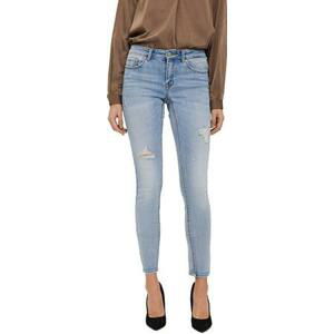 Vero Moda Dámské džíny VMLYDIA Skinny Fit 10258092 Light Blue Denim S/32