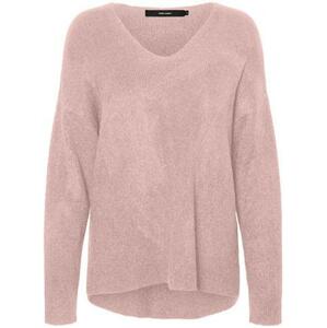 Vero Moda Dámský svetr VMCREWLEFILE Relaxed Fit 10233357 Sepia Rose XL