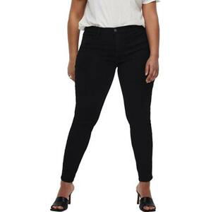 ONLY CARMAKOMA Dámské džíny CARSTORM Skinny Fit 15174946 Black 3XL, XXXL