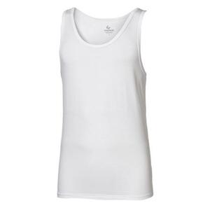 PROGRESS SINGLET mens bamboo singlet XL bílá