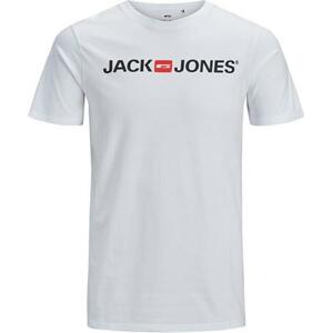 Jack&Jones PLUS Pánské triko JJECORP Regular Fit 12184987 White 7XL