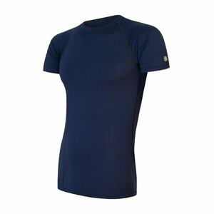 SENSOR MERINO ACTIVE pánské triko kr.rukáv deep blue Velikost: XL