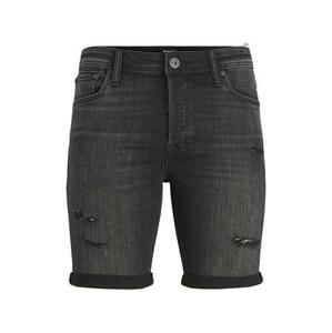 Jack&Jones Pánské kraťasy JJIRICK 12201627 Black Denim S