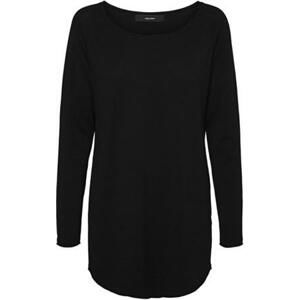 Vero Moda Dámský svetr VMNELLIE Relaxed Fit 10220902 Black XL