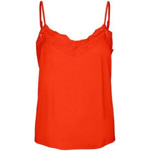 Vero Moda Dámské tílko VMJUNE Regular Fit 10262300 Spicy Orange L