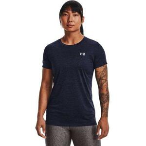 Under Armour Dámské triko Tech SSC - Twist midnight navy L, Tmavě, modrá