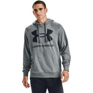 Under Armour Pánská mikina Rival Fleece Big Logo HD gray S, Šedá