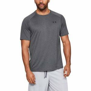 Under Armour Pánské triko Tech 2.0 SS Tee carbon heather L, Tmavě, šedá