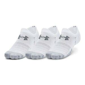 Under Armour Unisexové ponožky Heatgear UltraLowTab 3pk, Bílá, 40 - 42