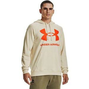 Under Armour Pánská mikina Rival Fleece Big Logo HD, brown, XXL