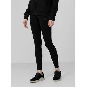 4F Dámské elastické legíny, deep, black, L