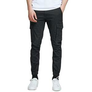 Jack&Jones Pánské kalhoty JPSTPAUL JJFLAKE Slim Fit 12139912 Black 31/32