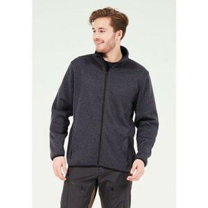 Whistler Pánská fleecová bunda Pareman dark grey melange XXL