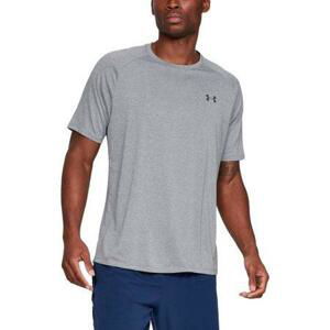 Under Armour Pánské triko Tech 2.0 SS Tee steel light heather /  / black 3XL, XXXL