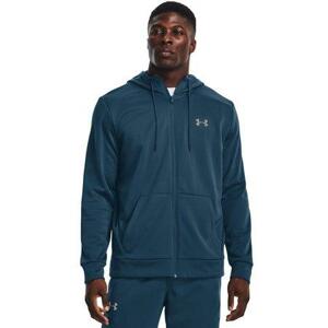 Under Armour Pánská mikina Armour Fleece FZ Hoodie petrol blue XL