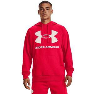 Under Armour Pánská mikina Rival Fleece Big Logo HD red S, Červená