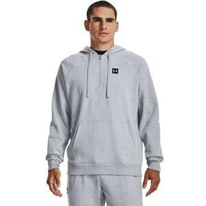 Under Armour Pánská bavlněná mikina Rival Fleece 1/2 Zip HD mod gray light heather M