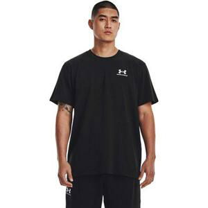 Under Armour Pánské tričko Logo Emb Heavyweight SS black XL, Černá