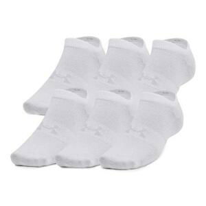 Under Armour Ponožky Essential No Show 6pk white S, Bílá, 37 - 39