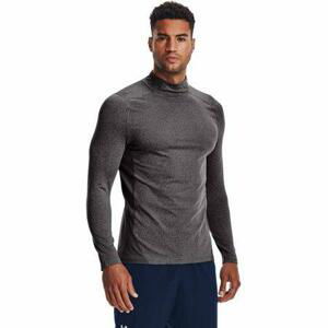 Under Armour Pánské tričko CG Armour Fitted Mock gray M, Šedá