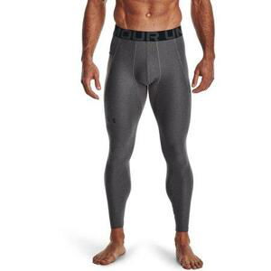 Under Armour Pánské kompresní legíny HG Armour Leggings carbon heather M, Tmavě, šedá