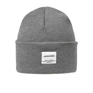 Jack&Jones Pánská čepice JACLONG 12150627 Grey Melange