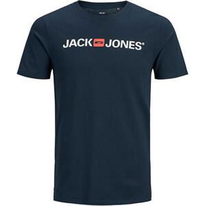Jack&Jones PLUS Pánské triko JJECORP Regular Fit 12184987 Navy Blazer 4XL, XXXXL