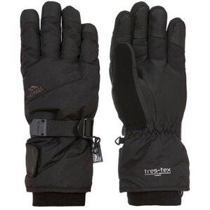 Trespass Lyžařské unisexové rukavice Ergon II black S, Černá