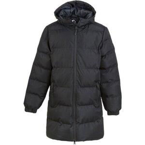 Whistler Dětská prodloužená bunda Abella Jr. Long Padded Jacket black 10, Černá