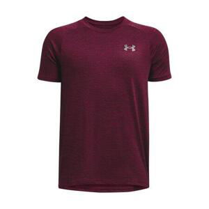 Under Armour Chlapecké triko Tech 2.0 SS dark maroon YM, 137, –, 150