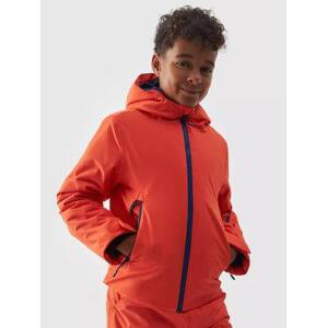 4F Chlapecká lyžařská bunda - velikost 134 orange 134, Oranžová