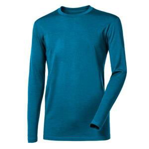 PROGRESS ORIGINAL LS MERINO men's T-shirt XXXL petrol melír