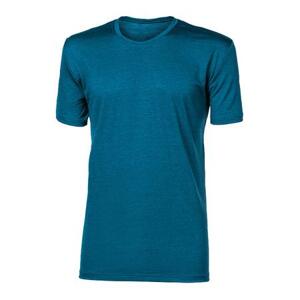 PROGRESS ORIGINAL MERINO mens T-shirt M petrol melír