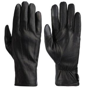 Trespass Pánské kožené rukavice Shay black XL, Černá