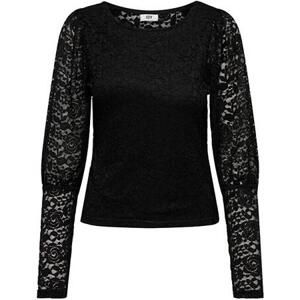 Jacqueline de Yong Dámské triko JDYKIMMIE Regular Fit 15301803 Black M