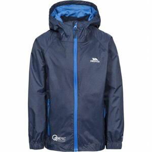 Trespass Dětská nepromokavá bunda Qikpac Jacket navy 9/10, Tmavě, modrá, 134 - 143