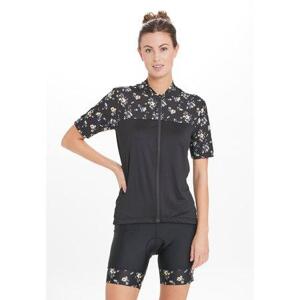 Endurance Dámský cyklistický dres Mangrove black 38/M, Černá