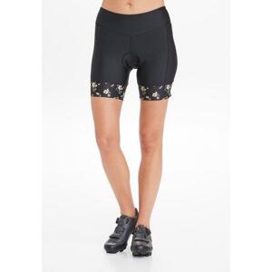 Endurance Dámské cyklistické šortky Mangrove black 44/XXL, Černá