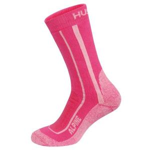 Husky Ponožky Alpine pink M (36-40), 36 - 40