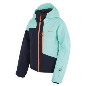 Husky Dětská ski bunda Gomez Kids turquoise/black blue 134-140