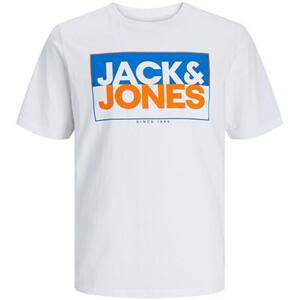 Jack&Jones Pánské triko JCOBOX Standard Fit 12248123 White XL