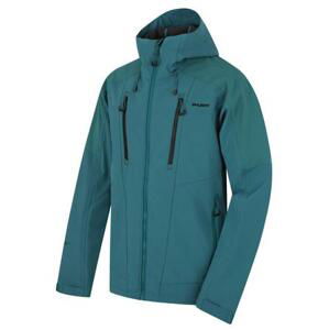 Husky Pánská softshell bunda Sevan M dark mint L