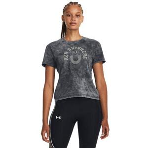 Under Armour Dámské běžecké tričko Run Everywhere Graphic SS black L, Černá