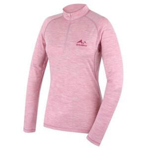 Husky Merino termoprádlo triko Merow Zip L faded pink M