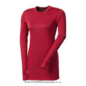 PROGRESS MS NDRZ ladies baselayer long sleeve T-shirt S bordo