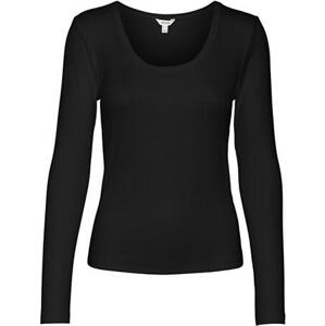 Vero Moda Dámské triko VMIRWINA Tight Fit 10300894 Black L