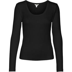 Vero Moda Dámské triko VMIRWINA Tight Fit 10300894 Black M