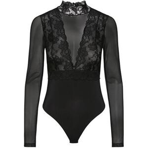 Pieces Dámské body PCSICCA Slim Fit 17143705 Black M