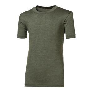 PROGRESS ORIGINAL MERINO kids T-shirt 164/1 khaki melír