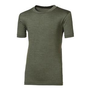 PROGRESS ORIGINAL MERINO kids T-shirt 128/1 khaki melír